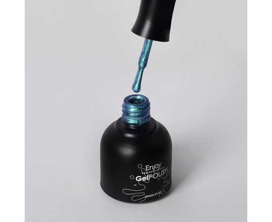 Зображення 2 Гель лак Enjoy Prof. Зухвалість №062 (4025624) Aluminum Aqua GP, 10 мл, Об'єм (мл, г): 10, Колір: 062