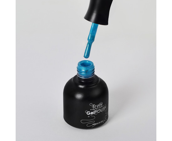 Зображення 2 Гель лак Enjoy Prof. Зухвалість №066 (4025857) Curious Blue GP, 10 мл, Об'єм (мл, г): 10, Колір: 066