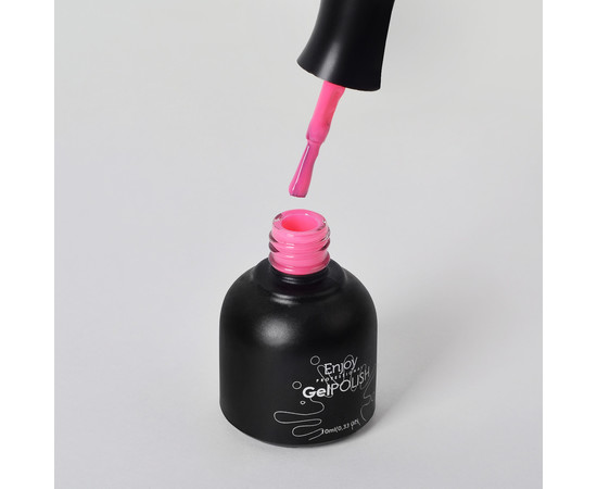 Зображення 2 Гель лак Enjoy Prof. Мрійливість №079 (4025853) Vivid Shocking Pink GP, 10 мл, Об'єм (мл, г): 10, Колір: 079