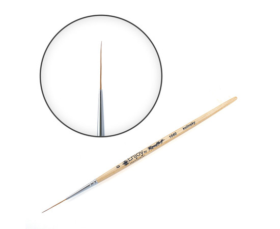 Зображення  Пензель для розпису Enjoy by Roubloff лайнер для тонких ліній 1040 №0