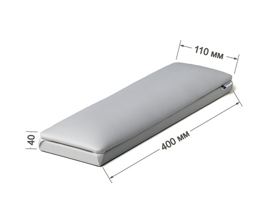 Зображення 4 Підставка манікюрна ECO STAND PAD 400х40(Н)х110 мм, білий