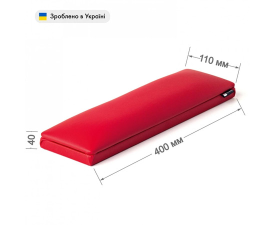 Зображення 4 Підставка манікюрна ECO STAND PAD 400х40(Н)х110 мм, червоний