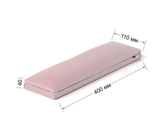 Изображение 4 Подставка маникюрная ECO STAND PAD 400х40(Н)х110 мм, розовый