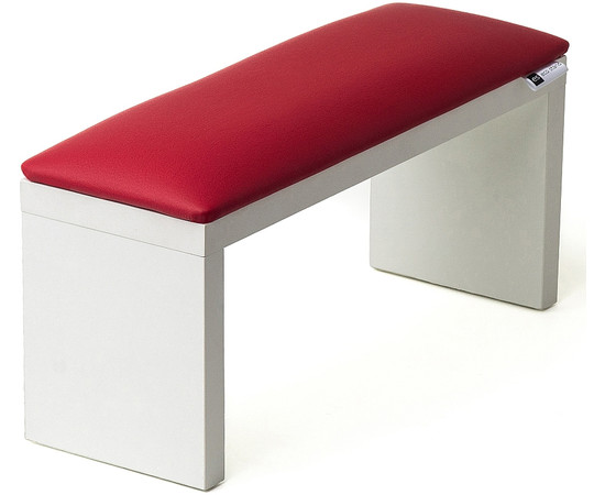 Зображення 2 Підставка манікюрна ECO STAND WOOD 320х60(Н)х110 мм, білий/червоний