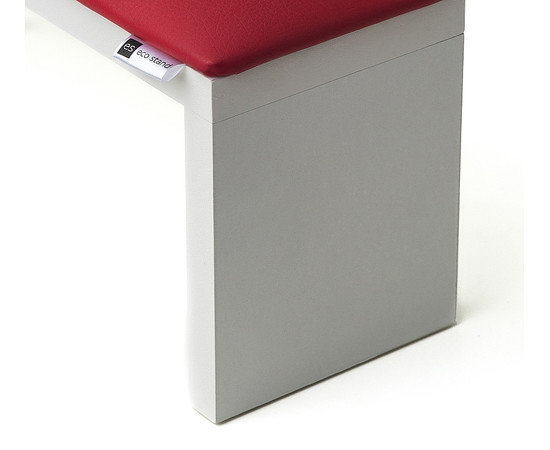 Зображення 3 Підставка манікюрна ECO STAND WOOD 320х60(Н)х110 мм, білий/червоний