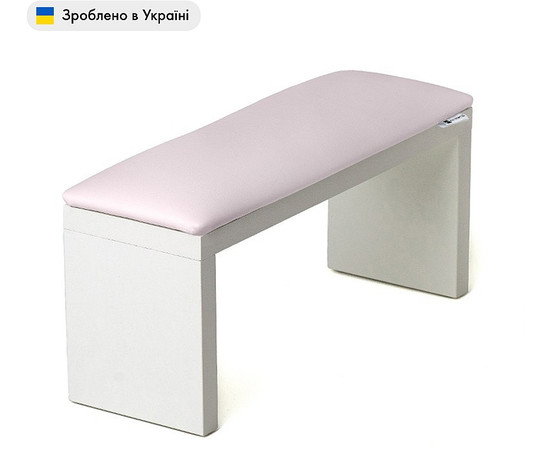 Зображення 2 Підставка манікюрна ECO STAND WOOD 320х60(Н)х110 мм, білий/рожевий