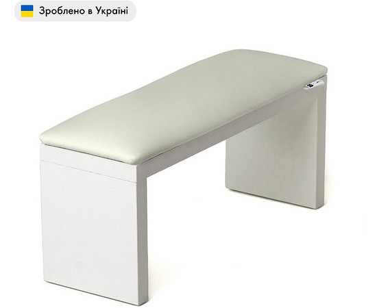 Зображення 2 Підставка манікюрна ECO STAND WOOD 320х60(Н)х110 мм, білий/бежевий