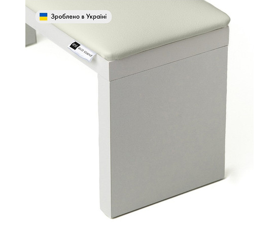 Зображення 3 Підставка манікюрна ECO STAND WOOD 320х60(Н)х110 мм, білий/бежевий