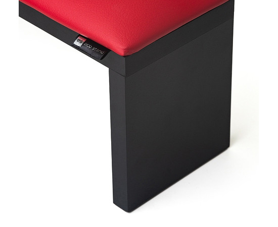 Зображення 3 Підставка манікюрна ECO STAND WOOD 320х60(Н)х110 мм, чорний/червоний