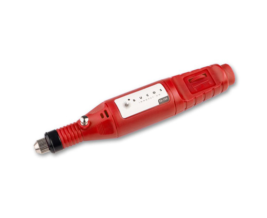 Изображение 3 Портативный фрезер-ручка для маникюра BUCOS ZS-100 9 Вт 20000 об/мин. красный (+6 фрез)