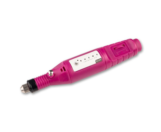 Изображение 3 Портативный фрезер-ручка для маникюра BUCOS ZS-100 9 Вт 20000 об/мин. розовый (+6 фрез)
