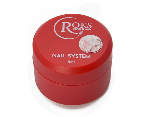 Зображення 3 Квітковий гель для дизайну Roks Boutigue Flowers 5 г, № 3, Об'єм (мл, г): 5, Колір: 003