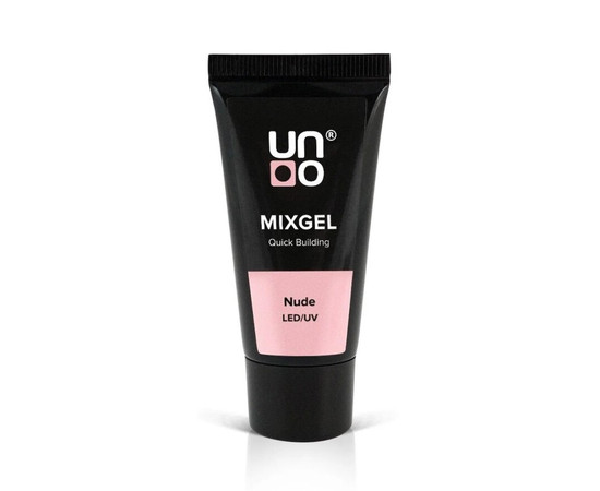 Зображення 2 Поліакриловий гель Uno Mixgel Quick Building Nude, 30 г, Об'єм (мл, г): 30, Колір: Nude