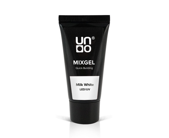 Изображение 2 Полиакриловый гель Uno Mixgel Quick Building Milk White, 30 г, Объем (мл, г): 30, Цвет: Milk White