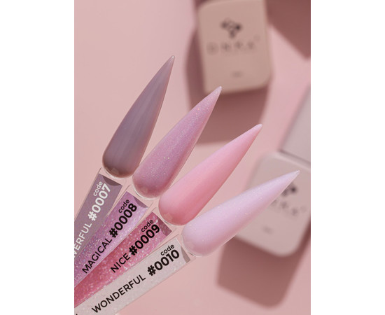 Зображення 4 База кольорова DNKa Cover №009 Nice Рожевий із срібним шимером, 30 мл, Об'єм (мл, г): 30, Колір: 009