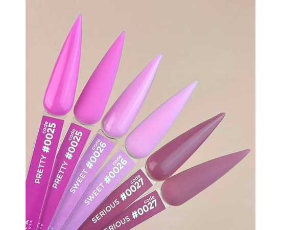 Изображение 2 База цветная DNKa Cover №025 Pretty Яркий розовый, 12 мл, Объем (мл, г): 12, Цвет: 025