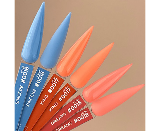 Изображение 2 База цветная DNKa Cover №017 Kind Светло-оранжевый, 12 мл, Объем (мл, г): 12, Цвет: 017