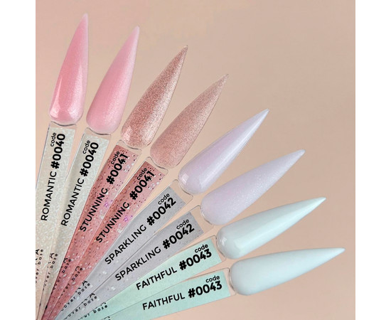 Изображение 2 База цветная DNKa Cover №040 Romantic Нежный светлый розовый с серебряным шимером, 12 мл, Объем (мл, г): 12, Цвет: 040