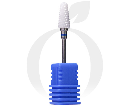 Зображення 2 Фреза керамічна закруглений конус синя 6.5 мм, робоча частина 13.5 мм