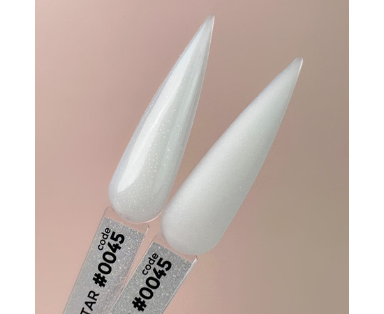 Изображение 2 База цветная DNKa Cover №045 Star Молочный с блестками опал, 12 мл, Объем (мл, г): 12, Цвет: 045