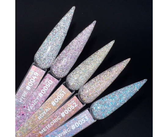 Зображення 2 База кольорова DNKa Cover №051 Royal Золотий світловідбиваючий з паєтками, 30 мл, Об'єм (мл, г): 30, Колір: 051