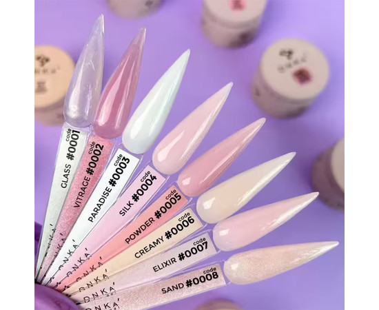 Изображение 2 Акрил гель DNKa Acryle Gel №01 Glass, 30 мл (AGD0001T), Объем (мл, г): 30, Цвет: 01