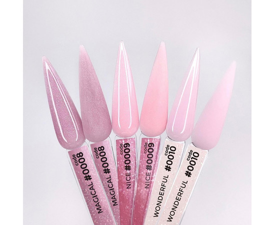 Зображення 3 База кольорова DNKa Cover №009 Nice Рожевий із срібним шимером, 30 мл, Об'єм (мл, г): 30, Колір: 009