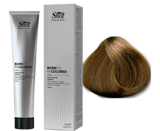 Зображення  Крем-фарба для волосся Shot Born To Be Colored Hair Color Cream (8.8 Світлий Блондин шоколадний), 100 мл, Об'єм (мл, г): 100, Колір: 8.8