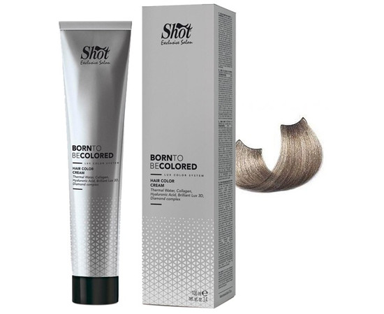 Зображення  Крем-фарба для волосся Shot Born To Be Colored Hair Color Cream (9.81 дуже Світлий Блонд крижаний шоколадний), 100 мл, Об'єм (мл, г): 100, Колір: 9.81