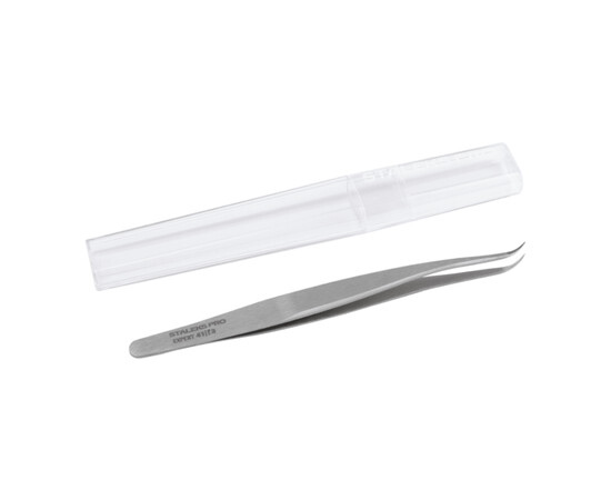 Зображення 4 Пінцет професійний для вій вигнутий STALEKS PRO EXPERT 41 TYPE 3 TE-41/3