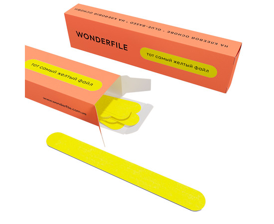 Зображення 4 Клейові файли Wonderfile 130*15 мм, 180 грит, 50 шт (WFG130/180)