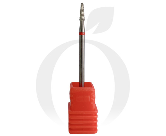 Зображення 3 Фреза конус твердосплавна червона 2.3 мм, робоча частина 7.8 мм