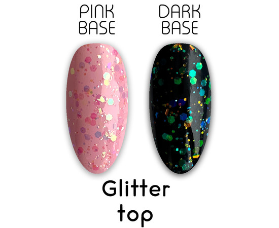 Зображення 2 Топ без липкого шару Toki-Toki Glitter Top, 15 мл 