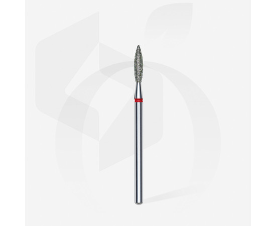 Зображення 2 Фреза алмазна STALEKS PRO полум'я червона діаметр 2,3 мм / робоча частина 10 мм