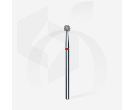 Зображення 2 Фреза алмазна STALEKS PRO куля червона діаметр 4 мм