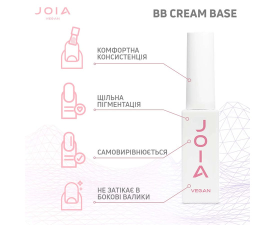 Зображення 6 Камуфлююча база JOIA vegan BB cream base I Say Yes!, 8 мл