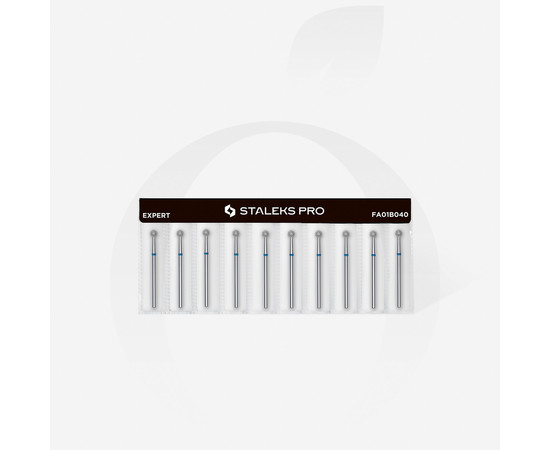 Зображення 3 Фреза алмазна STALEKS PRO куля синя діаметр 4 мм