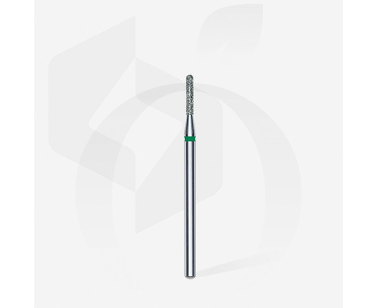 Зображення 2 Фреза алмазна STALEKS PRO циліндр закруглений зелена діаметр 1,4 мм / робоча частина 8 мм
