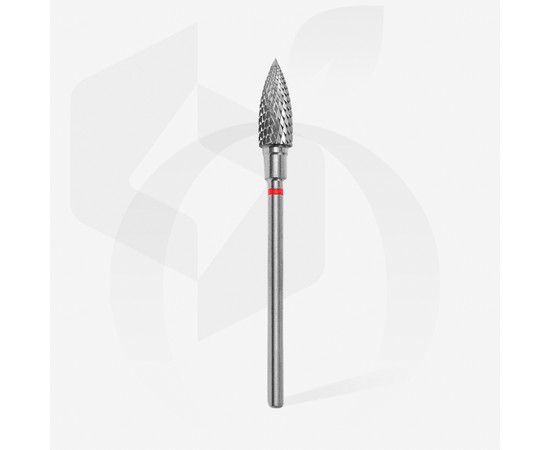 Изображение 2 Фреза твердосплавная STALEKS PRO пламя» красная, диаметр 5 мм / рабочая часть 13.5 мм