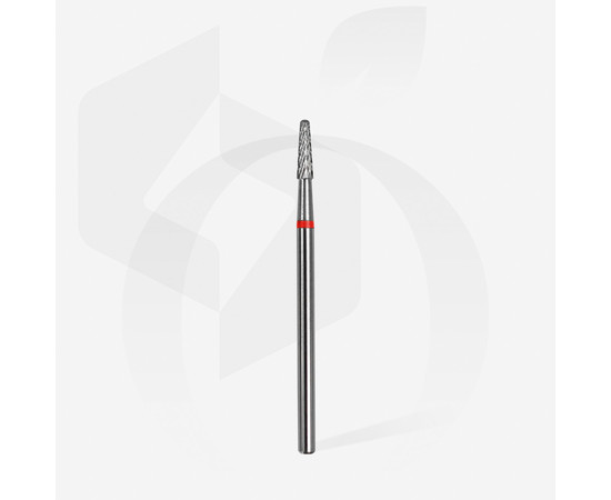 Зображення 2 Фреза твердосплавна STALEKS PRO конус червона, діаметр 2.3 мм / робоча частина 8 мм
