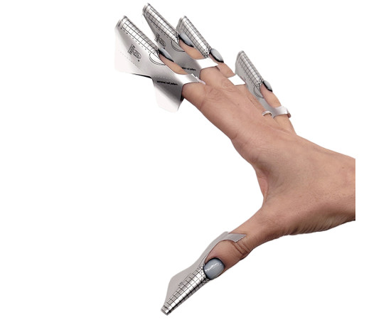 Зображення 2 Металізовані форми для нарощування нігтів PRO METALLIZED NAIL FORMS 20шт