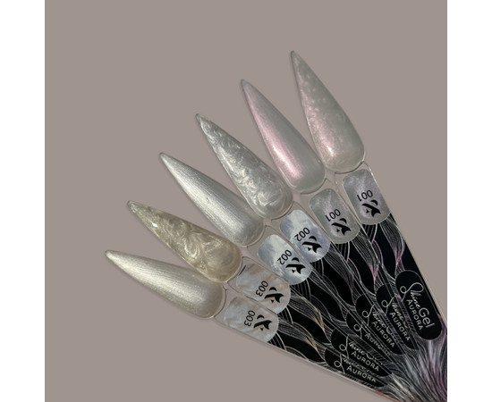 Зображення 2 Гель для укріплення натуральних нігтів F.O.X Shine Gel Aurora 15 ml, № 001, Об'єм (мл, г): 15, Колір: 001