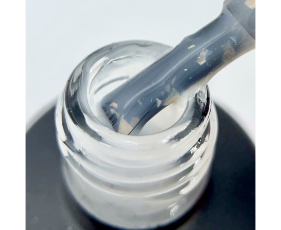 Зображення 2 Камуфлююча база для нігтів з поталлю ADORE SHELLY BASE 8 мл, № 02, Об'єм (мл, г): 8, Колір: 002