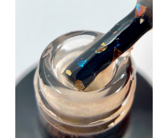 Зображення 2 Камуфлююча база для нігтів з поталлю ADORE SHELLY BASE 8 мл, № 03, Об'єм (мл, г): 8, Колір: 003