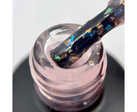 Зображення 2 Камуфлююча база для нігтів з поталлю ADORE SHELLY BASE 8 мл, № 04, Об'єм (мл, г): 8, Колір: 004