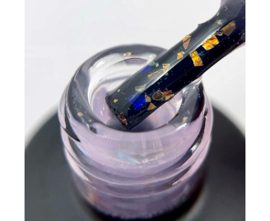 Изображение 2 Камуфлирующая база для ногтей с поталью ADORE SHELLY BASE 8ml, №05, Объем (мл, г): 8, Цвет: 005