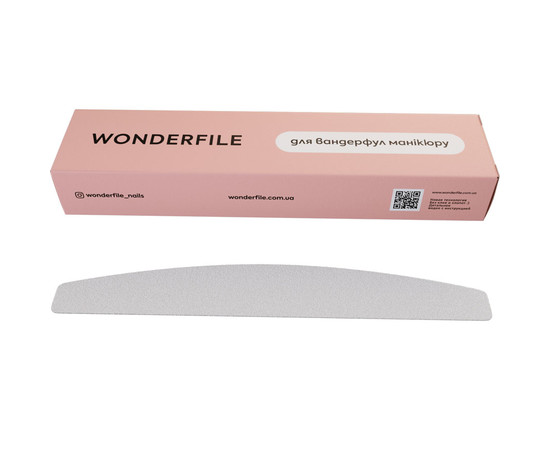Изображение 2 Клеевые файлы полумесяц Wonderfile 162*24 мм, 180 грит, 50 шт (WFG162/180)
