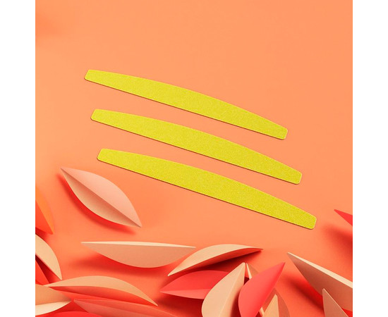 Зображення 7 Клейові файли півмісяць Wonderfile 162*24 мм, 150 грит, 50 шт (WFG162/150)