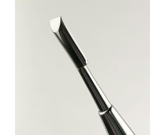 Зображення 3 Лопатка манікюрна двостороння Olton (шабер-топірець) у шкіряному чохлі.