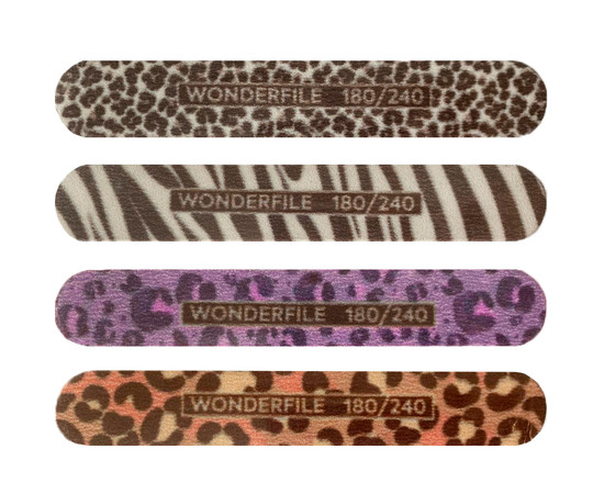 Изображение 2 Пилка Wonderfile "Kitty" с принтом на пластиковой основе на пене 180/240 грит, 1 шт (WFPK180/240)
